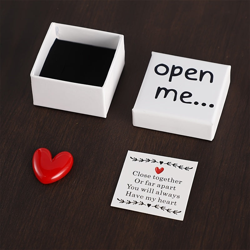 Open Me Surprise Gift Box with Resin Heart-4