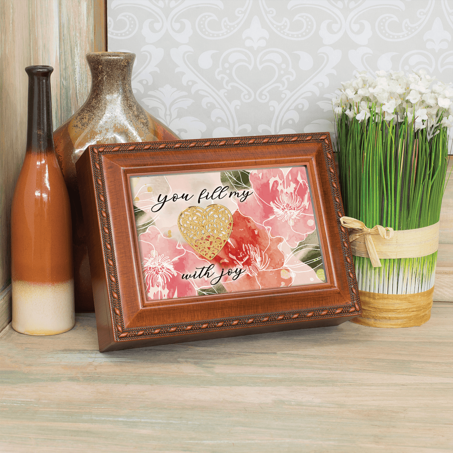 Heartfelt Joy Music Box With Photo Frame-2