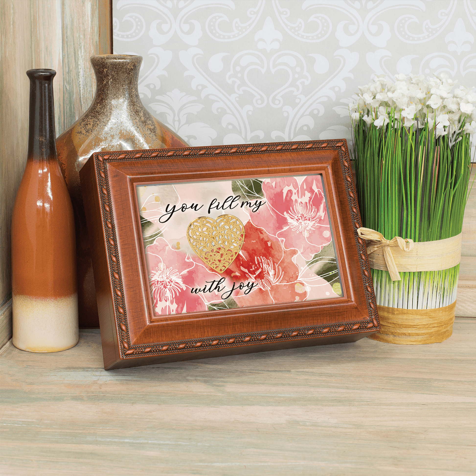 Heartfelt Joy Music Box With Photo Frame-2