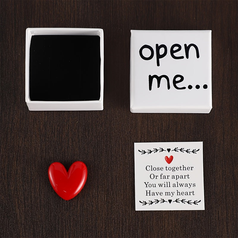 Open Me Surprise Gift Box with Resin Heart-2