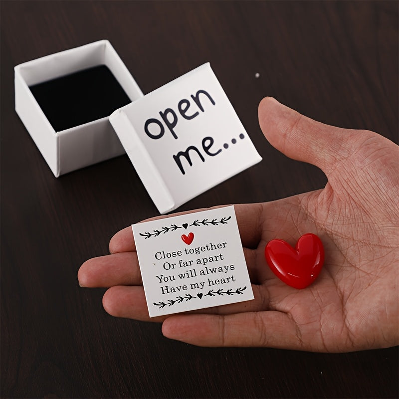 Open Me Surprise Gift Box with Resin Heart-1